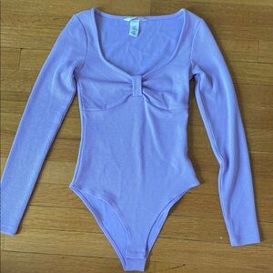 Lavender Long Sleeve Bodysuit